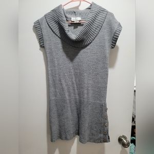 Grey sweater dress